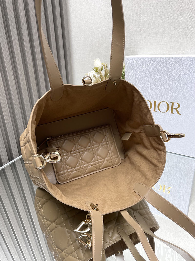 N品 DIOR ディオール Dior Toujours バッグ ミディアム M2821OBNT_M53U ブラウン ゴールド金具 激安優良店 - 画像 (3)