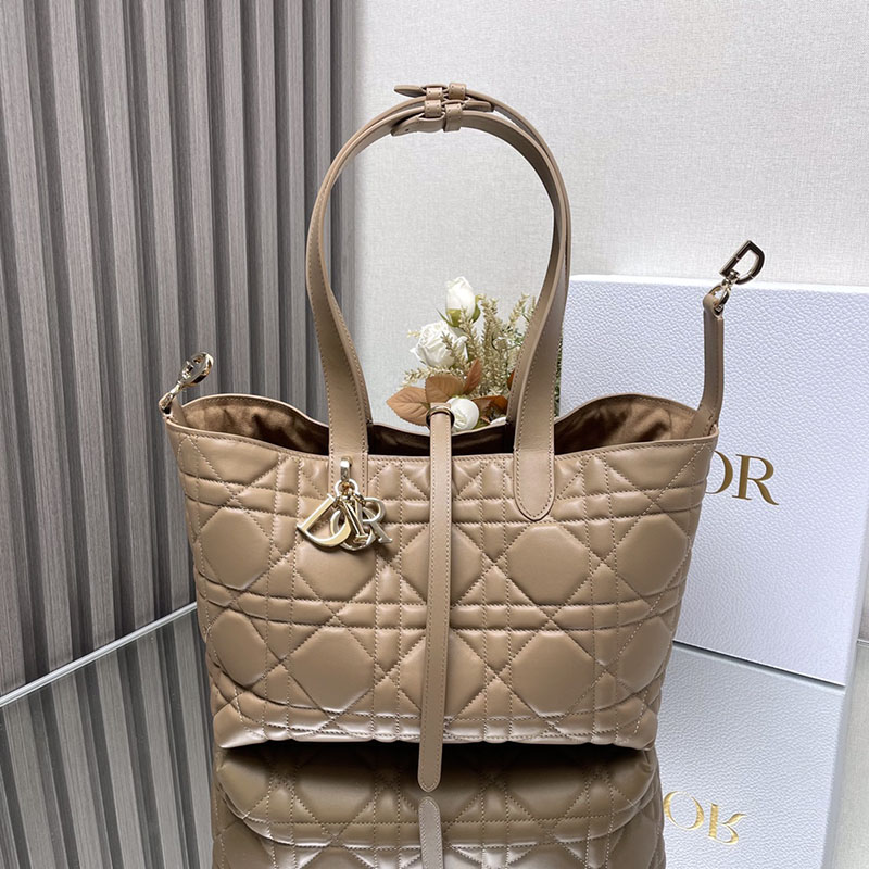 N品 DIOR ディオール Dior Toujours バッグ ミディアム M2821OBNT_M53U ブラウン ゴールド金具 激安優良店 - 画像 (2)