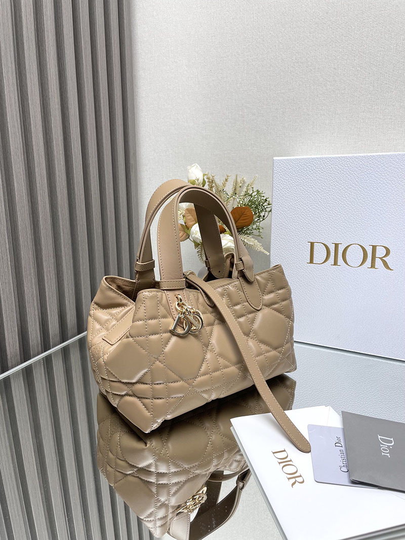 N品 DIOR ディオール Dior Toujours バッグ スモール M2822OSHJ_M53U ブラウン ゴールド金具 激安優良店 - 画像 (9)