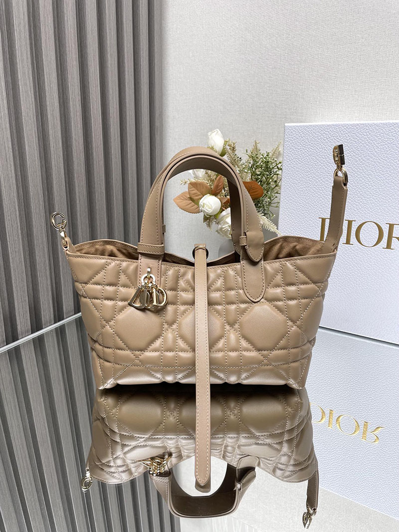 N品 DIOR ディオール Dior Toujours バッグ スモール M2822OSHJ_M53U ブラウン ゴールド金具 激安優良店 - 画像 (5)