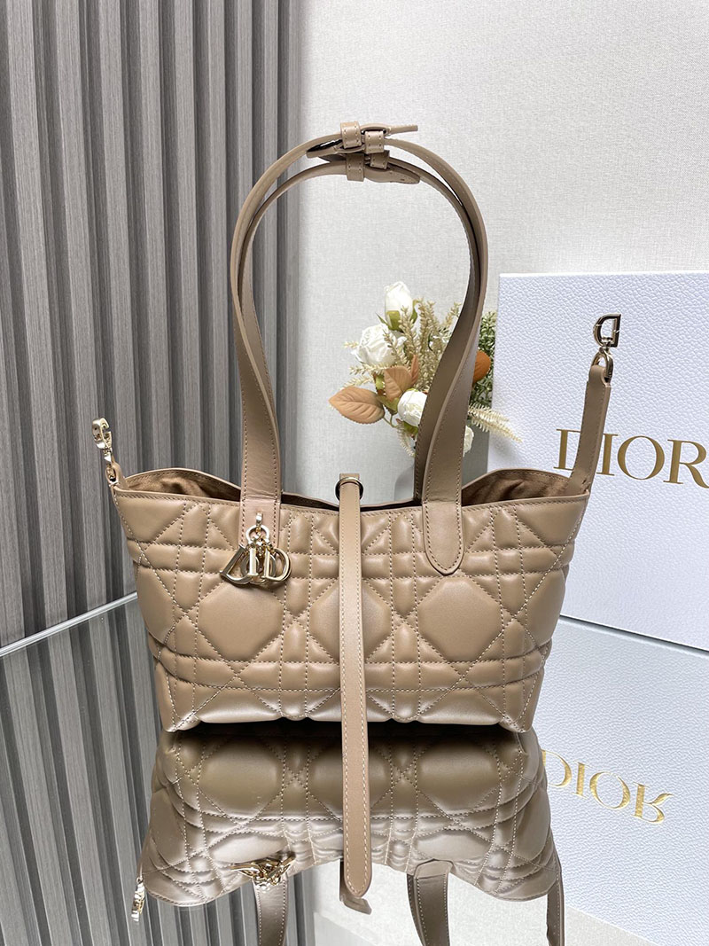 N品 DIOR ディオール Dior Toujours バッグ スモール M2822OSHJ_M53U ブラウン ゴールド金具 激安優良店 - 画像 (3)