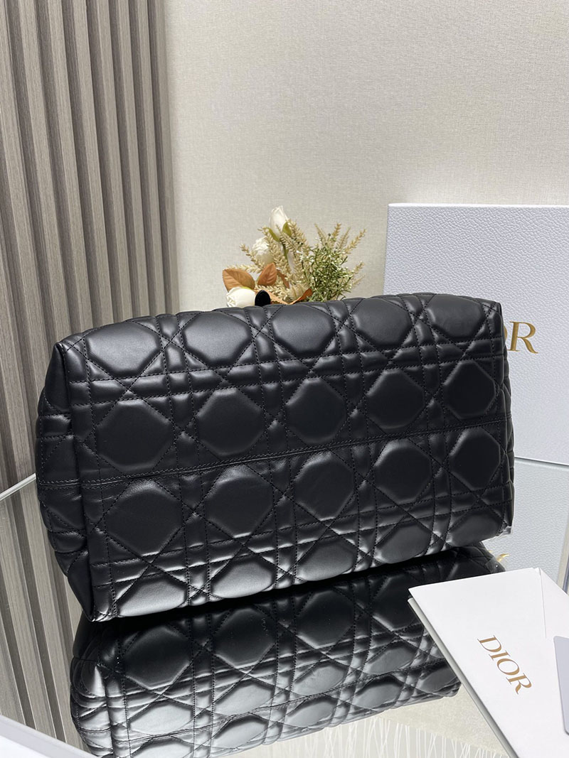 N品 DIOR ディオール Dior Toujours バッグ ラージ M2820OSHJ_M900 黒 ブラック ゴールド金具 激安優良店 - 画像 (6)