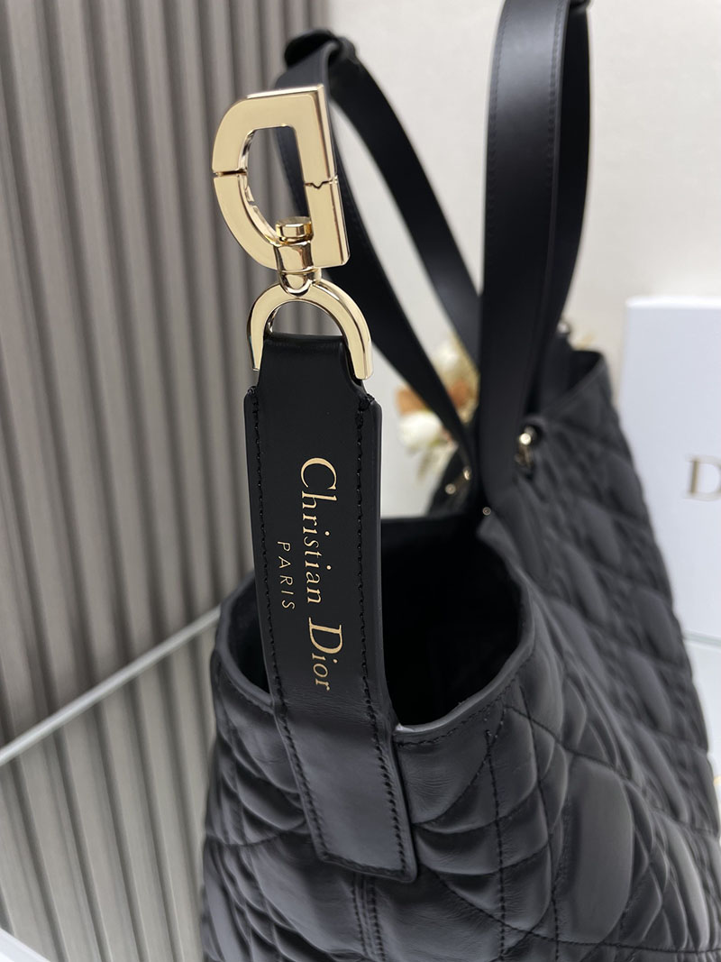N品 DIOR ディオール Dior Toujours バッグ ラージ M2820OSHJ_M900 黒 ブラック ゴールド金具 激安優良店 - 画像 (3)