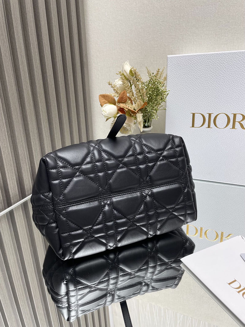 N品 DIOR ディオール Dior Toujours バッグ スモール M2822OSHJ_M900 黒 ブラック ゴールド金具 激安優良店 - 画像 (6)