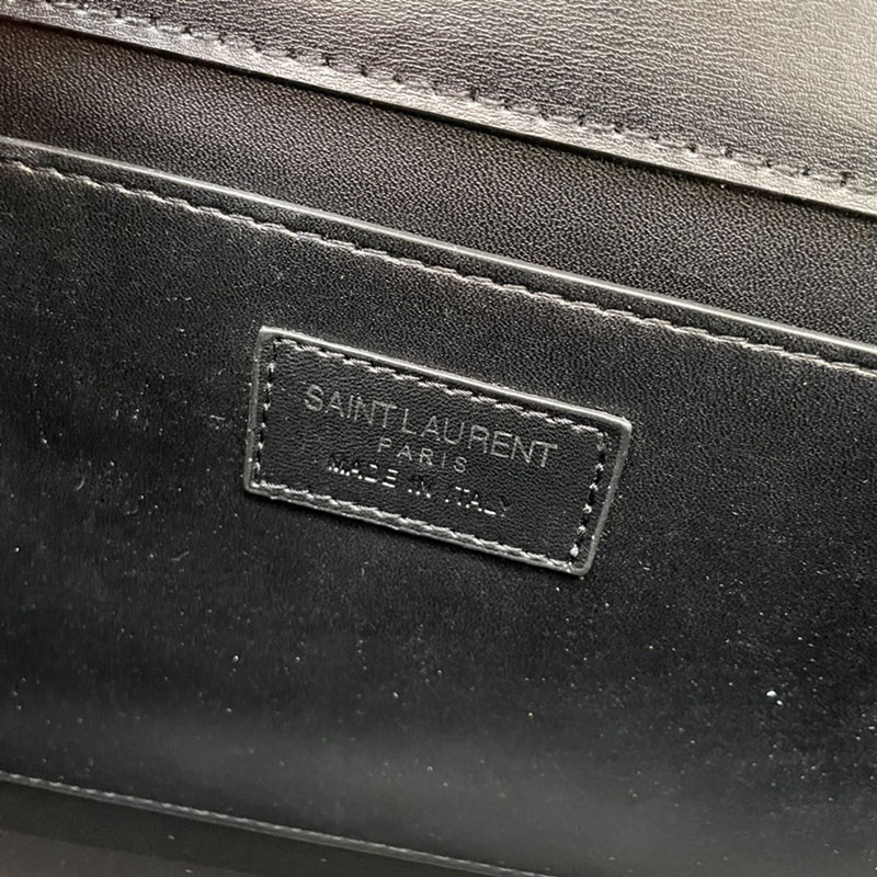 N品 YSL サンローラン ショルダーバッグ サンセット ミディアム ブラック 442906D420U1000 牛革 ブラック金具 激安優良店 - 画像 (2)