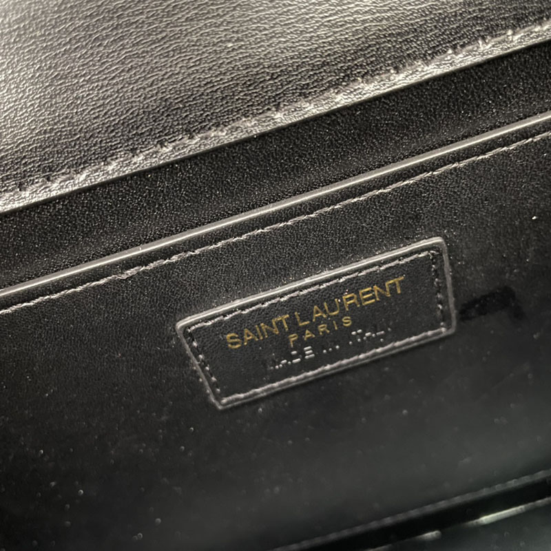 N品 YSL サンローラン ショルダーバッグ サンセット ミディアム ブラック 442906H3Z0W1000 牛革 ゴールド金具 激安優良店 - 画像 (2)