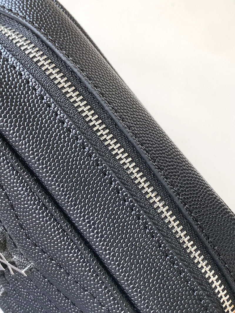 N品 YSL サンローラン ショルダーバッグ ルー ミニバッグ ブラック 748849DV7021000 カーフスキンレザー シルバー金具 激安優良店 - 画像 (4)