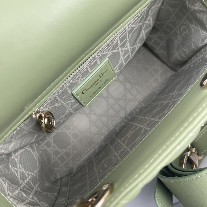 N品 DIOR ディオール Lady Dior My ABCDior バッグ スモール M0538ONGE_M73H イーサリアルグリーン ゴールド金具 激安優良店 - 画像 (3)