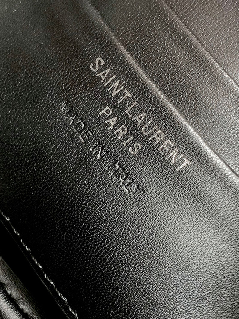 N品 YSL サンローラン ショルダーバッグ ルー ミニバッグ ブラック 748849DV7081000 カーフスキンレザー ブラック金具 激安優良店 - 画像 (2)