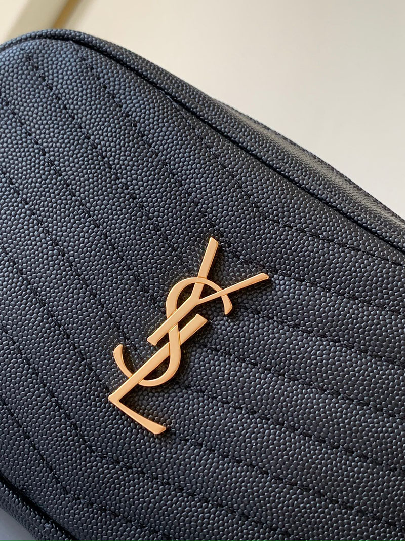 N品 YSL サンローラン ショルダーバッグ ルー ミニバッグ ブラック 748849DV7011000 カーフスキンレザー ゴールド金具 激安優良店 - 画像 (6)