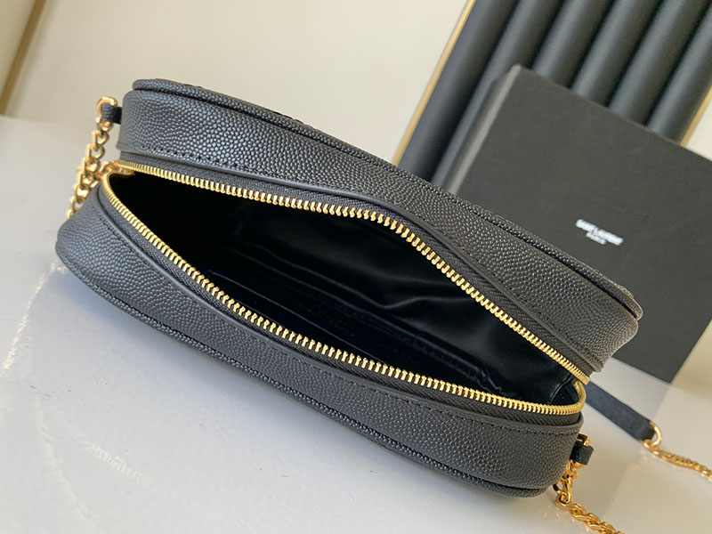 N品 YSL サンローラン ショルダーバッグ ルー ミニバッグ ブラック 748849DV7011000 カーフスキンレザー ゴールド金具 激安優良店 - 画像 (3)