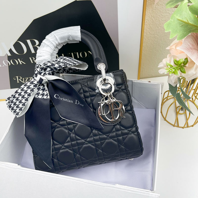 N品 DIOR ディオール Lady Dior My ABCDior バッグ スモール M0538ONGE_M66B ディープオーシャンブルー ゴールド金具 激安優良店 - 画像 (2)