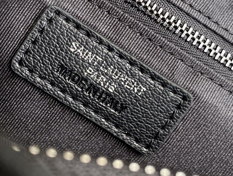 N品 YSL サンローラン バッグ 50代 MONOGRAM COLLEGE 32cm ブラック 487212BRM081000 ラムスキン ブラック金具 激安優良店 - 画像 (2)
