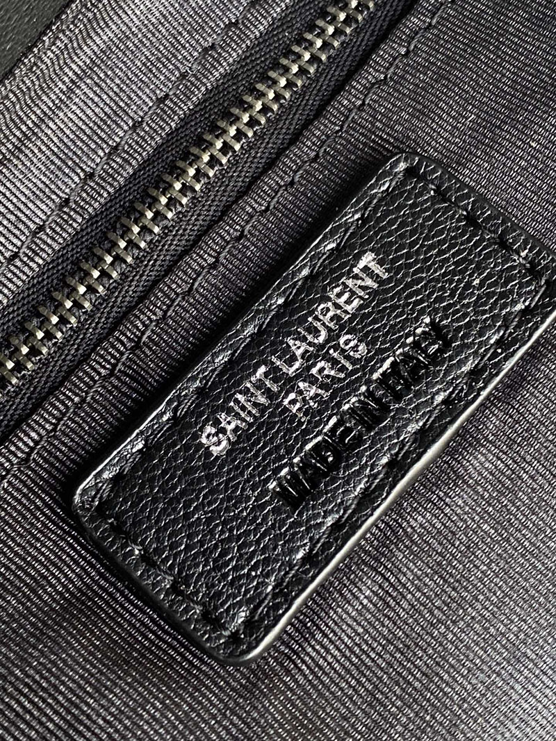 N品 YSL サンローラン バッグ 50代 MONOGRAM COLLEGE 32cm ブラック 487212BRM021000 ラムスキン シルバー金具 激安優良店 - 画像 (2)