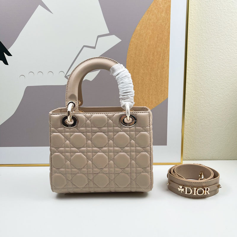 N品 DIOR ディオール Lady Dior My ABCDior バッグ スモール M0538ONGE_M116 サンド ゴールド金具 激安優良店 - 画像 (9)