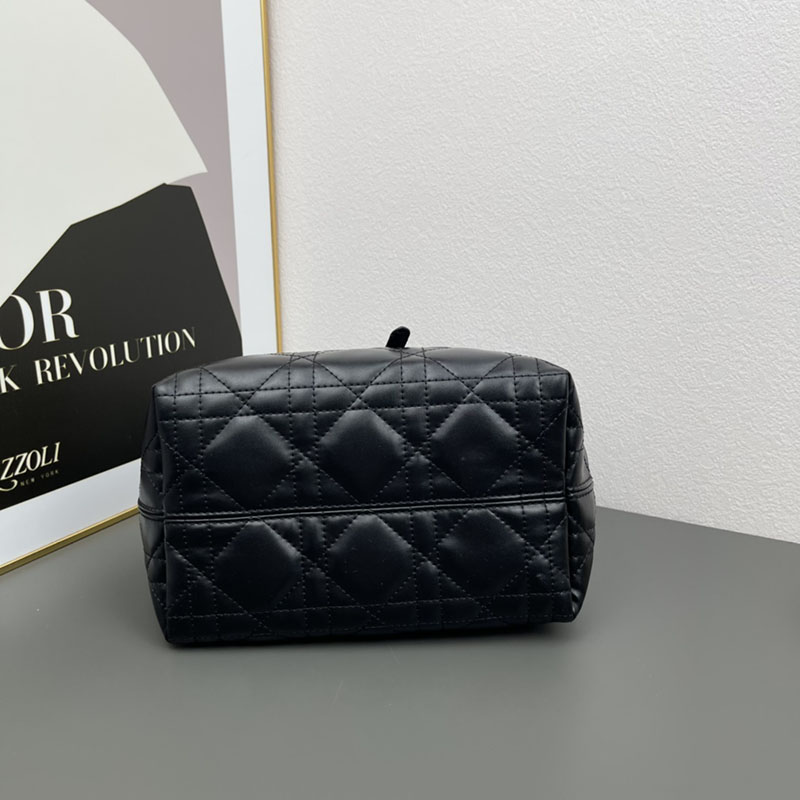 N品 DIOR ディオール Dior Toujours バッグ スモール M2822OSHJ_M900 黒 ブラック ゴールド金具 激安優良店 - 画像 (7)