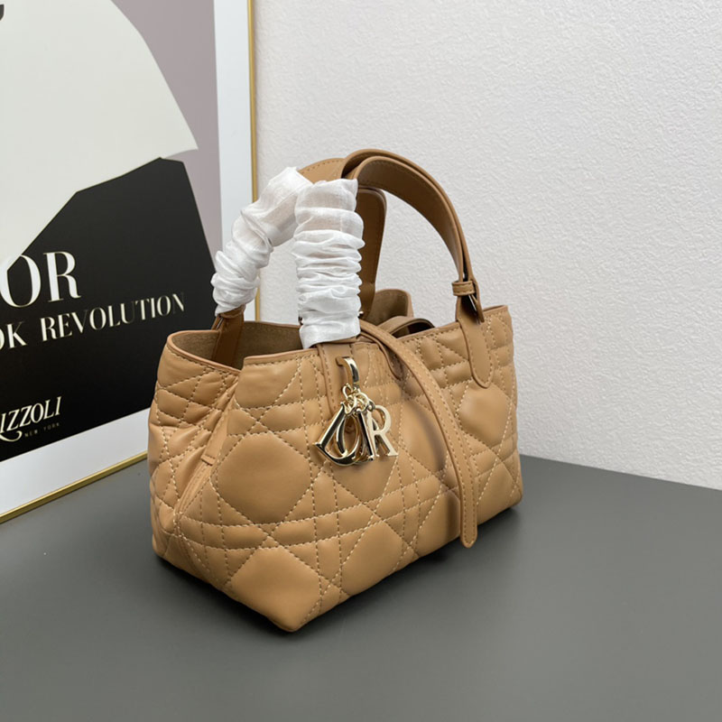 N品 DIOR ディオール Dior Toujours バッグ スモール M2822OSHJ_M53U ブラウン ゴールド金具 激安優良店 - 画像 (8)