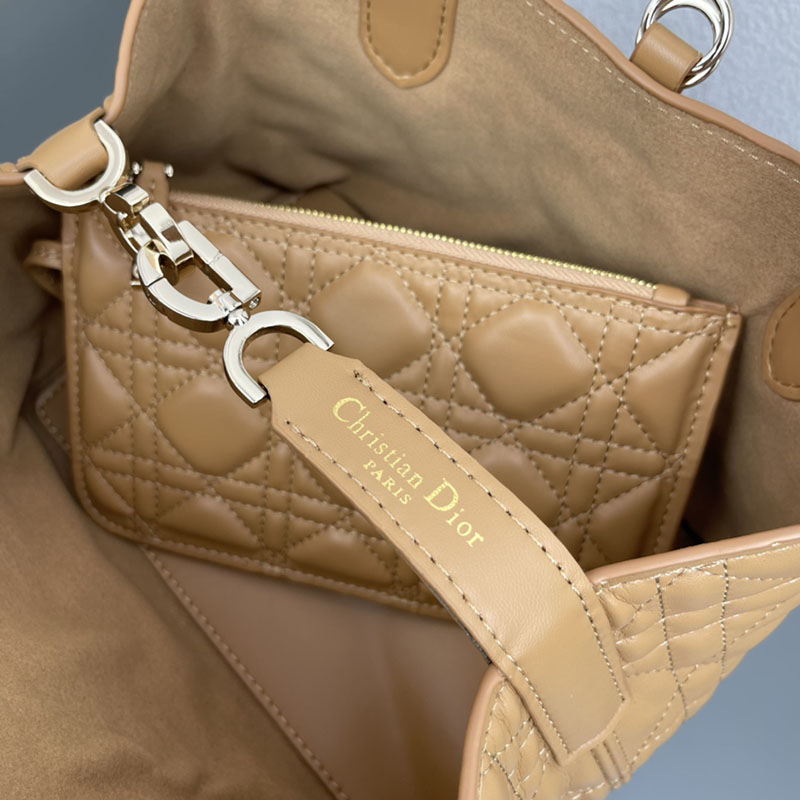 N品 DIOR ディオール Dior Toujours バッグ スモール M2822OSHJ_M53U ブラウン ゴールド金具 激安優良店 - 画像 (4)
