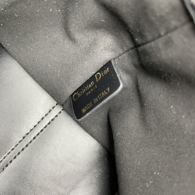 N品 DIOR ディオール Dior Toujours バッグ ミディアム M2821OSHJ_M900 黒 ブラック ゴールド金具 激安優良店 - 画像 (5)
