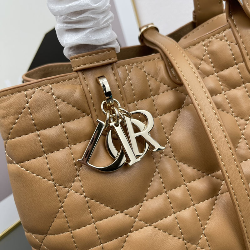 N品 DIOR ディオール Dior Toujours バッグ ミディアム M2821OSHJ_M53U ブラウン ゴールド金具 激安優良店 - 画像 (7)