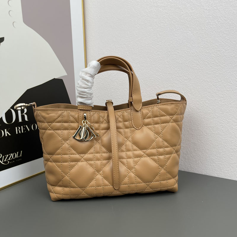 N品 DIOR ディオール Dior Toujours バッグ ミディアム M2821OSHJ_M53U ブラウン ゴールド金具 激安優良店 - 画像 (2)