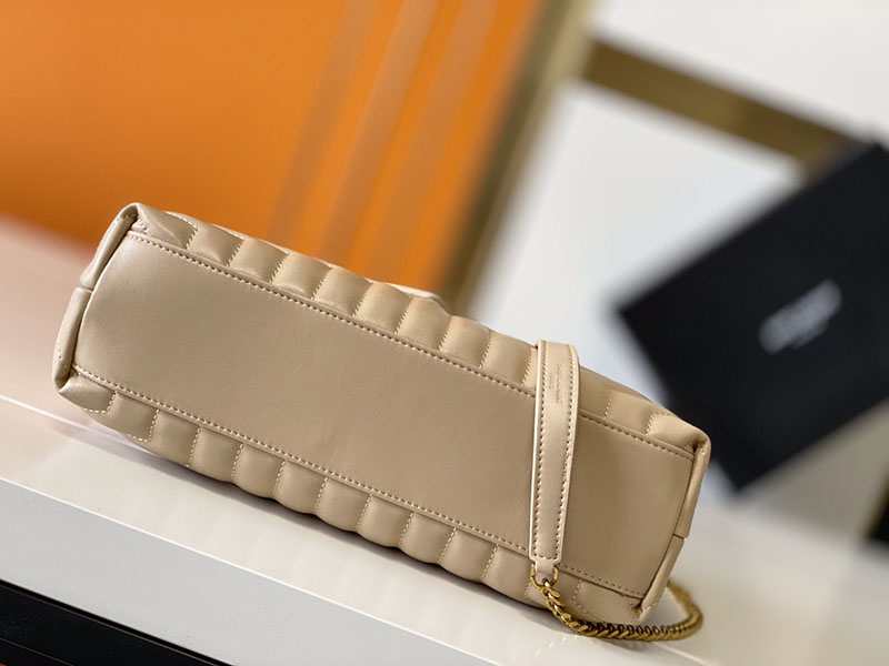 N品 YSL サンローラン バッグ 人気ランキング ルル ミディアム GREYISH BROWN 574946DV7272826 ラムスキン ゴールド金具 - 画像 (7)