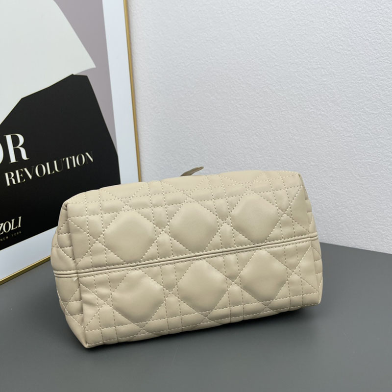 N品 DIOR ディオール Dior Toujours バッグ ミディアム M2821OSHJ_M51U パウダーベージュ ゴールド金具 激安優良店 - 画像 (6)