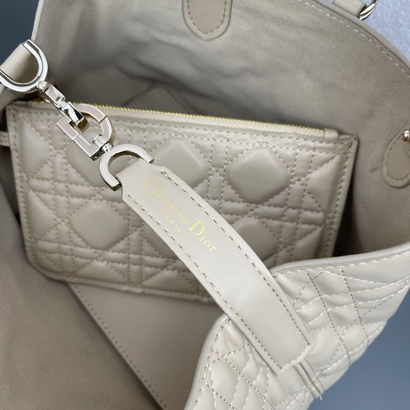 N品 DIOR ディオール Dior Toujours バッグ ミディアム M2821OSHJ_M51U パウダーベージュ ゴールド金具 激安優良店 - 画像 (4)