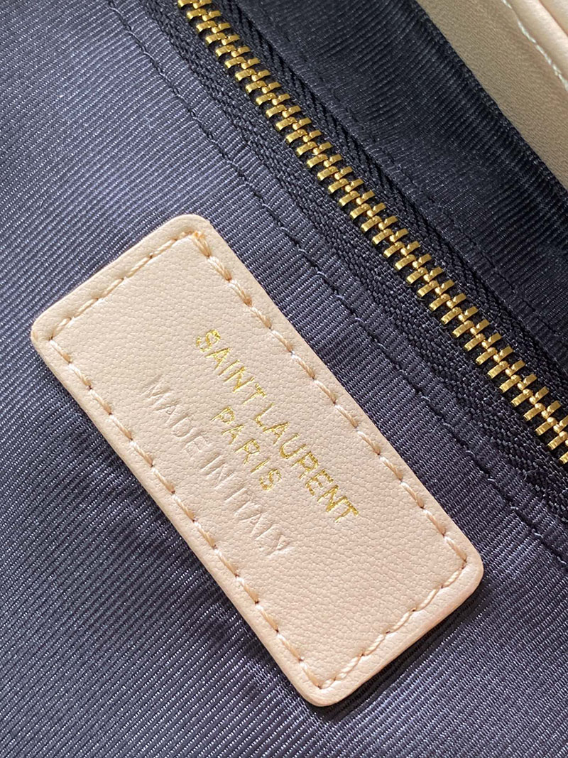 N品 YSL サンローラン バッグ 人気ランキング ルル ミディアム GREYISH BROWN 574946DV7272826 ラムスキン ゴールド金具 - 画像 (2)