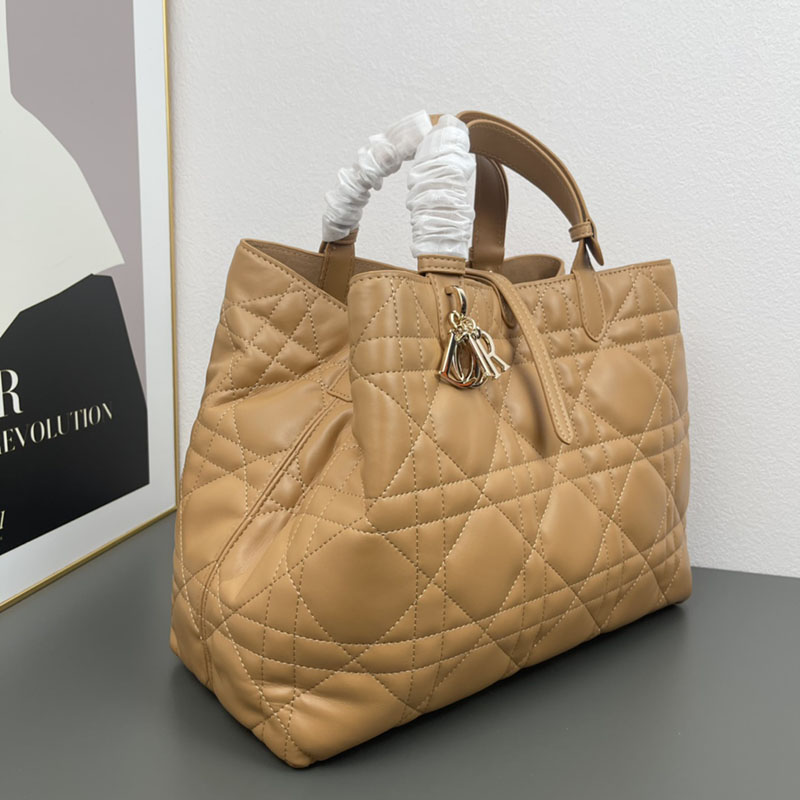 N品 DIOR ディオール Dior Toujours バッグ ラージ M2820OSHJ_M53U ブラウン ゴールド金具 激安優良店 - 画像 (7)