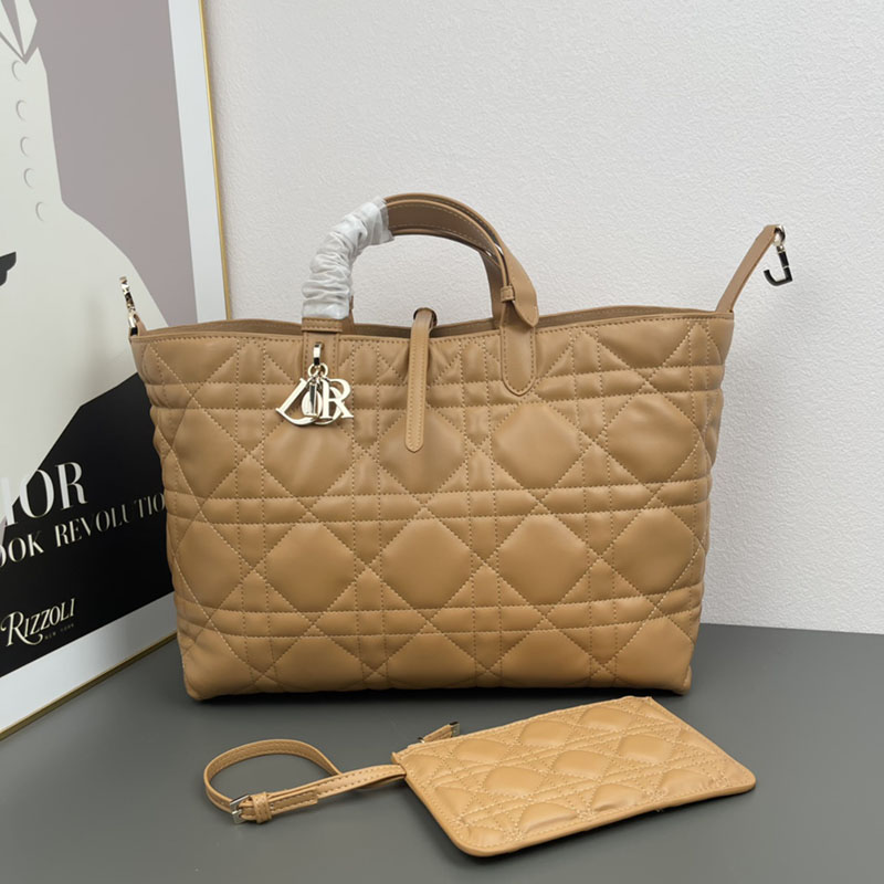 N品 DIOR ディオール Dior Toujours バッグ ラージ M2820OSHJ_M53U ブラウン ゴールド金具 激安優良店 - 画像 (3)