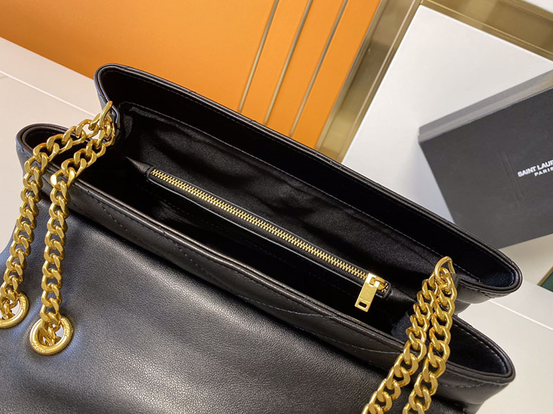 N品 YSL サンローラン バッグ 人気ランキング ルル ミディアム ブラック 574946DV7271000 ラムスキン ゴールド金具 - 画像 (3)