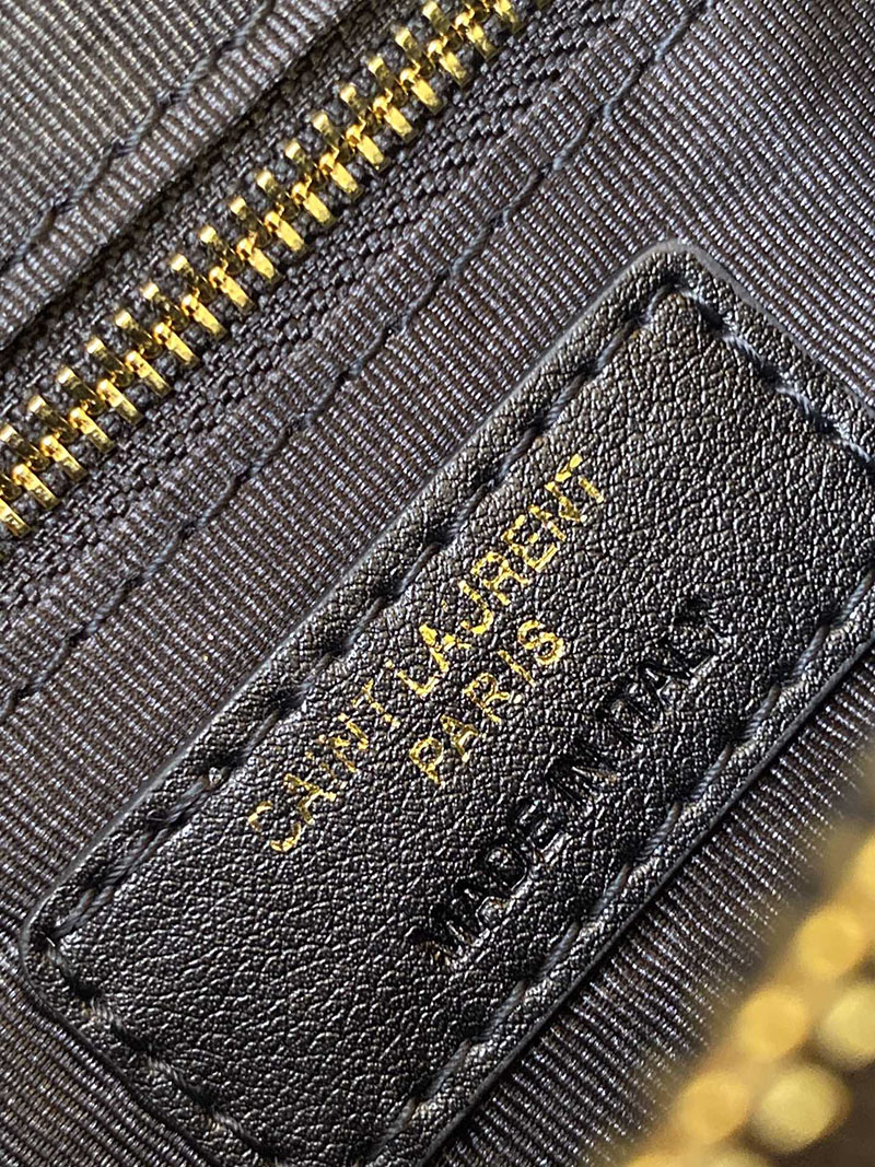 N品 YSL サンローラン バッグ 人気ランキング ルル ミディアム ブラック 574946DV7271000 ラムスキン ゴールド金具 - 画像 (2)