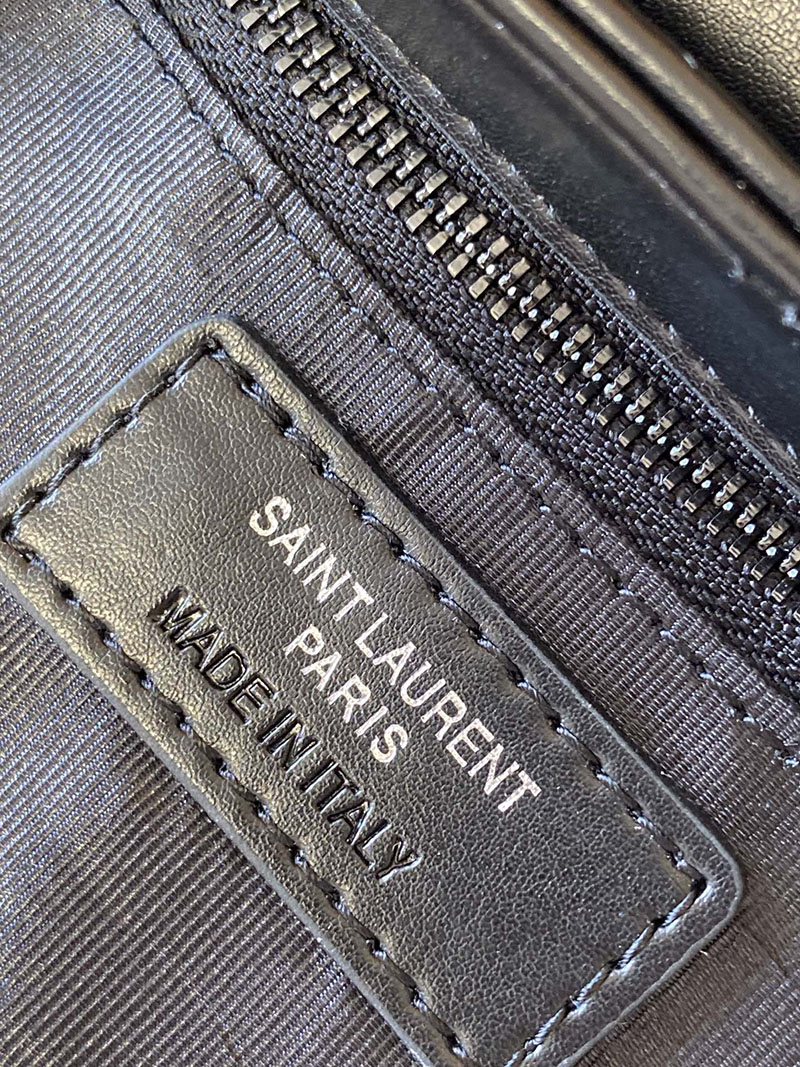 N品 YSL サンローラン 斜めがけバッグ ルル トイバッグ ブラック 678401DV7081000 ラムスキン ブラック金具 - 画像 (2)