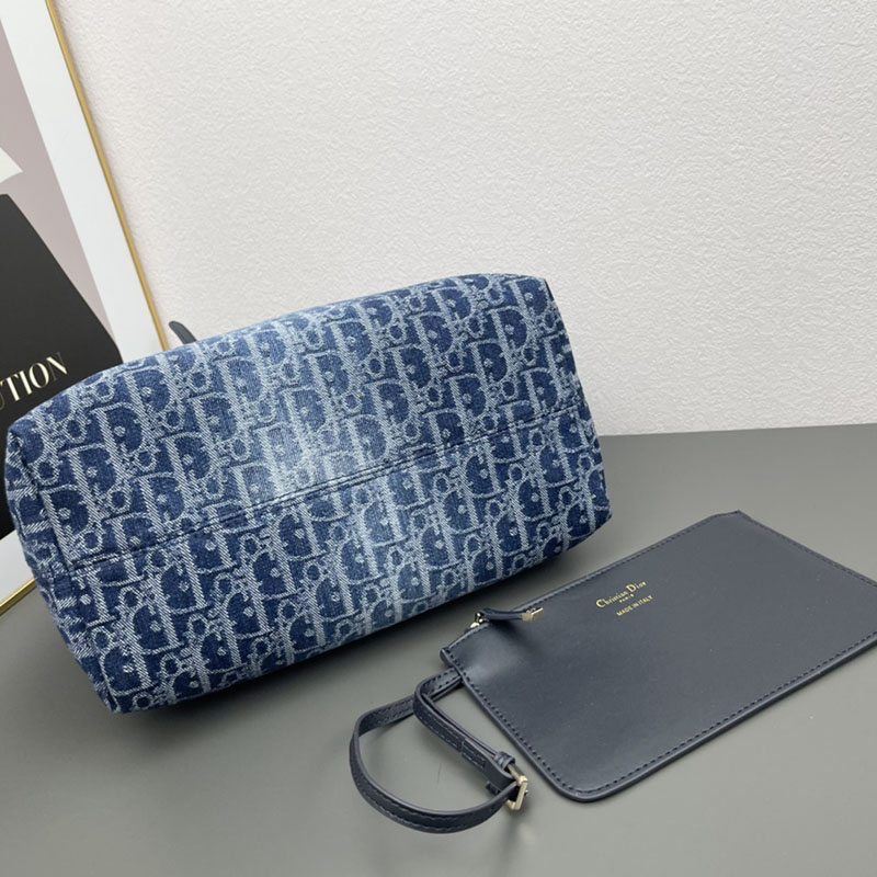 N品 DIOR ディオール Dior Toujours バッグ ミディアム M2821ODCE_M49E ネイビー ゴールド金具 激安優良店 - 画像 (7)