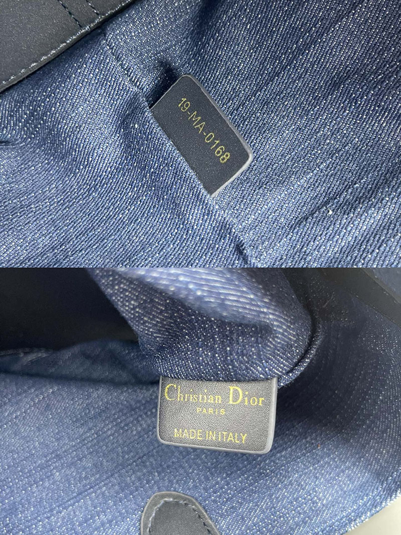 N品 DIOR ディオール Dior Toujours バッグ ミディアム M2821ODCE_M49E ネイビー ゴールド金具 激安優良店 - 画像 (3)