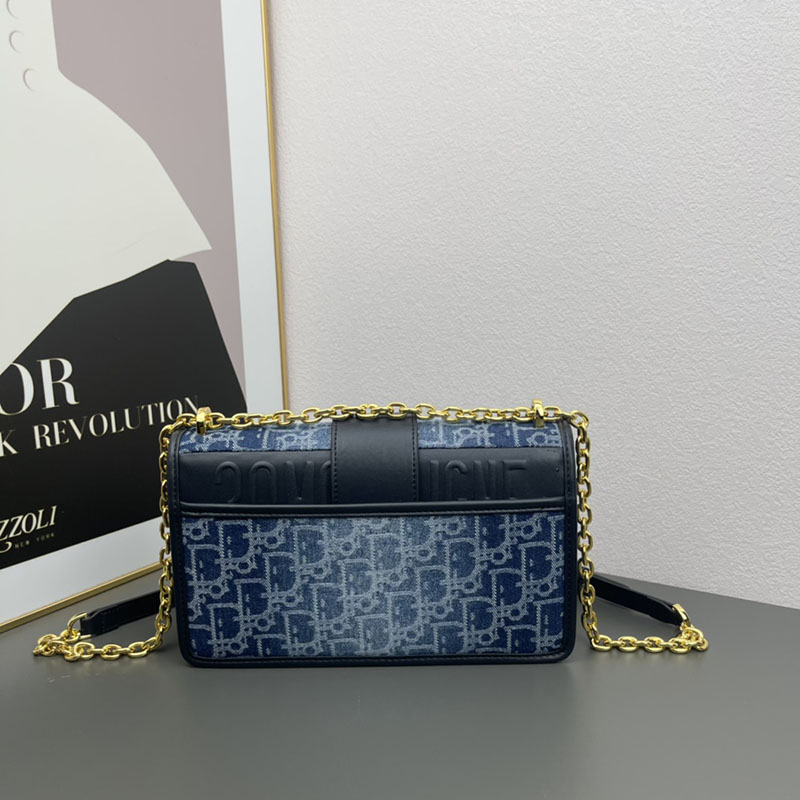 N品 DIOR ディオール 30 Montaigne チェーンバッグ M9208UTZQ_M49E ネイビー ゴールド金具 激安優良店 - 画像 (9)