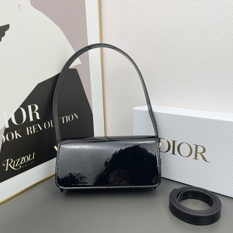 N品 DIOR ディオール Miss Dior フラップバッグ M2610UWIS_M900 黒 ブラック ゴールド金具 激安優良店 - 画像 (9)