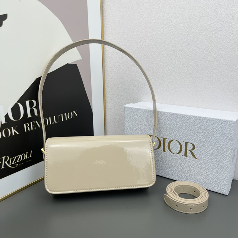 N品 DIOR ディオール Miss Dior フラップバッグ M2610UWIS_M51U パウダーベージュ ゴールド金具 激安優良店 - 画像 (9)