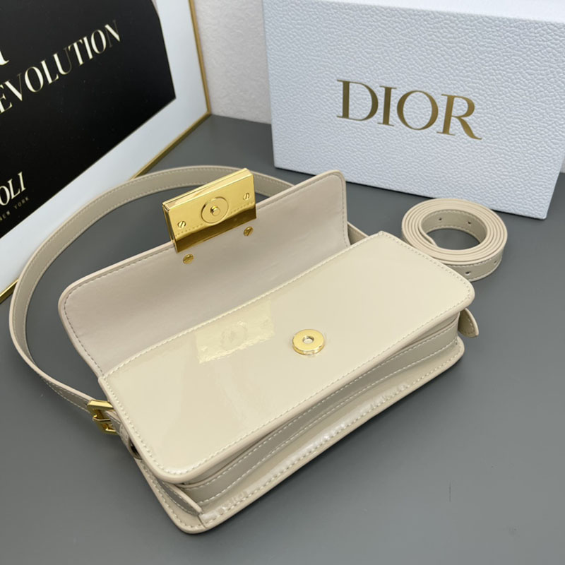 N品 DIOR ディオール Miss Dior フラップバッグ M2610UWIS_M51U パウダーベージュ ゴールド金具 激安優良店 - 画像 (6)