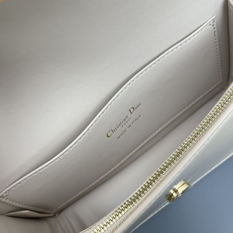 N品 DIOR ディオール Miss Dior フラップバッグ M2610UWIS_M51U パウダーベージュ ゴールド金具 激安優良店 - 画像 (5)