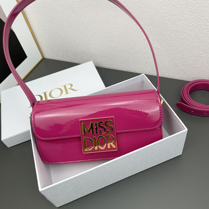 N品 DIOR ディオール Miss Dior フラップバッグ M2610UWIS_M16F ラニーピンク ゴールド金具 激安優良店 - 画像 (2)