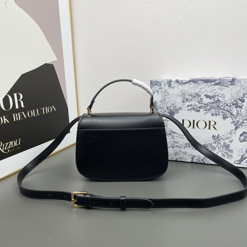 N品 DIOR ディオール 30 Montaigne Avenue トップハンドルバッグ ミディアム M9371UNQA_M900 黒 ブラック カーフスキン 2024年冬の新作 - 画像 (9)