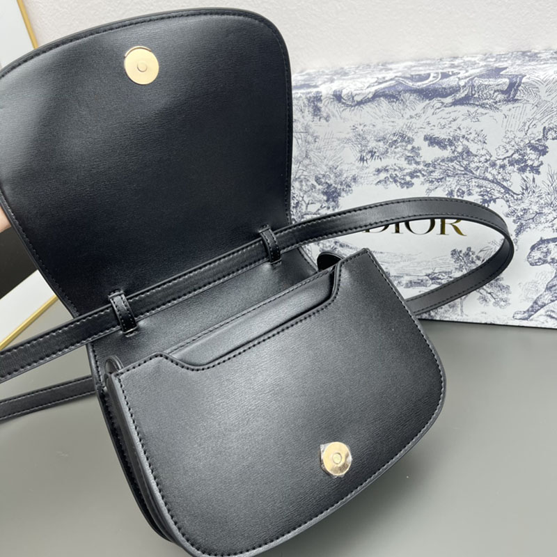 N品 DIOR ディオール 30 Montaigne Avenue トップハンドルバッグ ミディアム M9371UNQA_M900 黒 ブラック カーフスキン 2024年冬の新作 - 画像 (5)