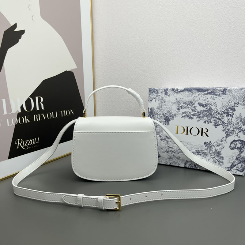N品 DIOR ディオール 30 Montaigne Avenue トップハンドルバッグ ミディアム M9371UNQA_M030 ホワイト カーフスキン 2024年冬の新作 - 画像 (9)