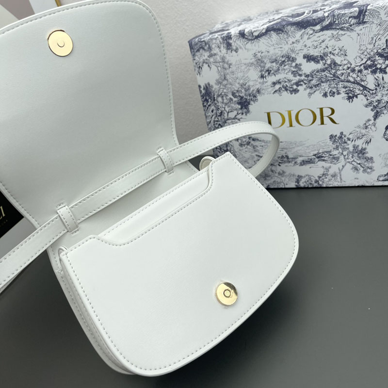 N品 DIOR ディオール 30 Montaigne Avenue トップハンドルバッグ ミディアム M9371UNQA_M030 ホワイト カーフスキン 2024年冬の新作 - 画像 (5)