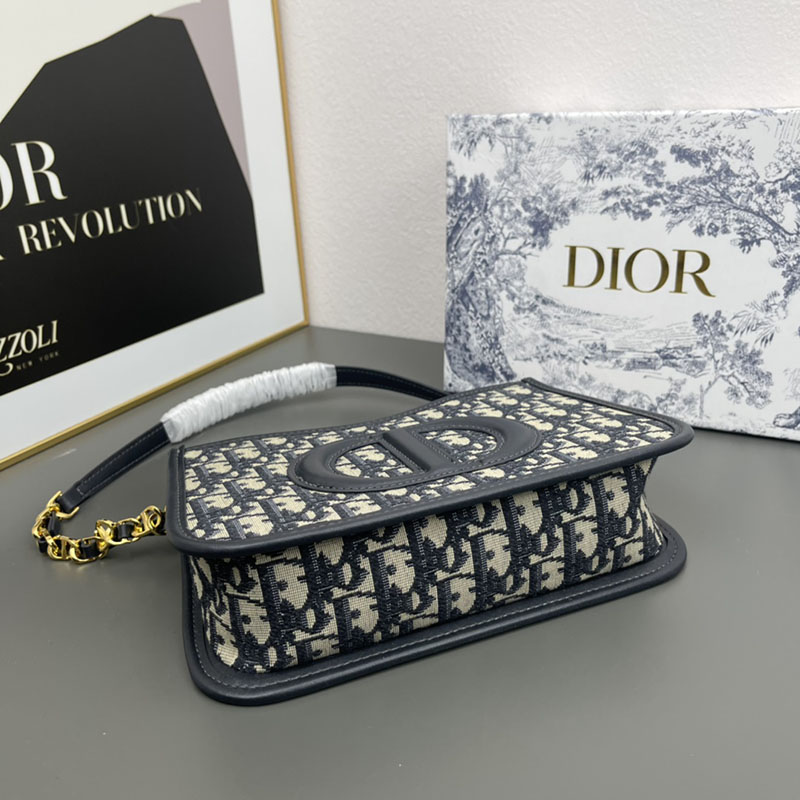 N品 DIOR ディオール CD Signature ホーボー ミニバッグ S2213UTZQ_M928 黒 ブラック レザー ゴールド金具 激安優良店 - 画像 (6)