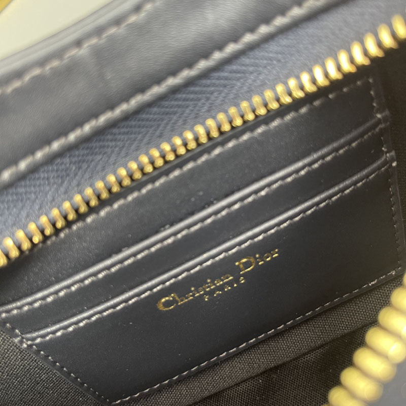 N品 DIOR ディオール CD Signature ホーボー ミニバッグ S2213UTZQ_M928 黒 ブラック レザー ゴールド金具 激安優良店 - 画像 (5)
