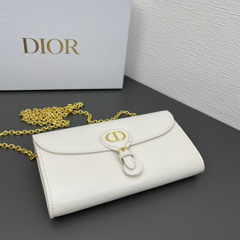 N品 DIOR ディオール Dior Bobby East-West バッグ M9327UMOL_M030 ラテ ボックスカーフスキン ゴールド金具 激安優良店 - 画像 (4)