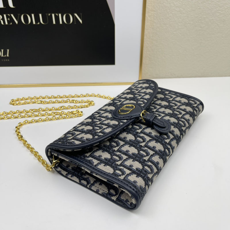 N品 DIOR ディオール Dior Bobby East-West ポーチ S5703UTZQ_M928 ディオール オブリーク ジャカード ゴールド金具 激安優良店 - 画像 (4)